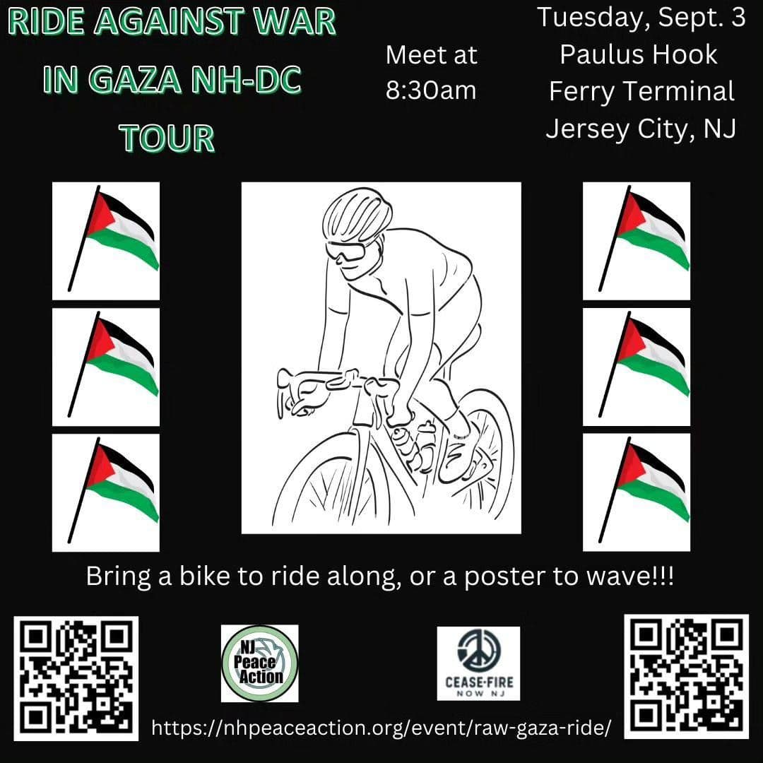 RIDE AGAINST WAR IN GAZA NH-DC TOUR