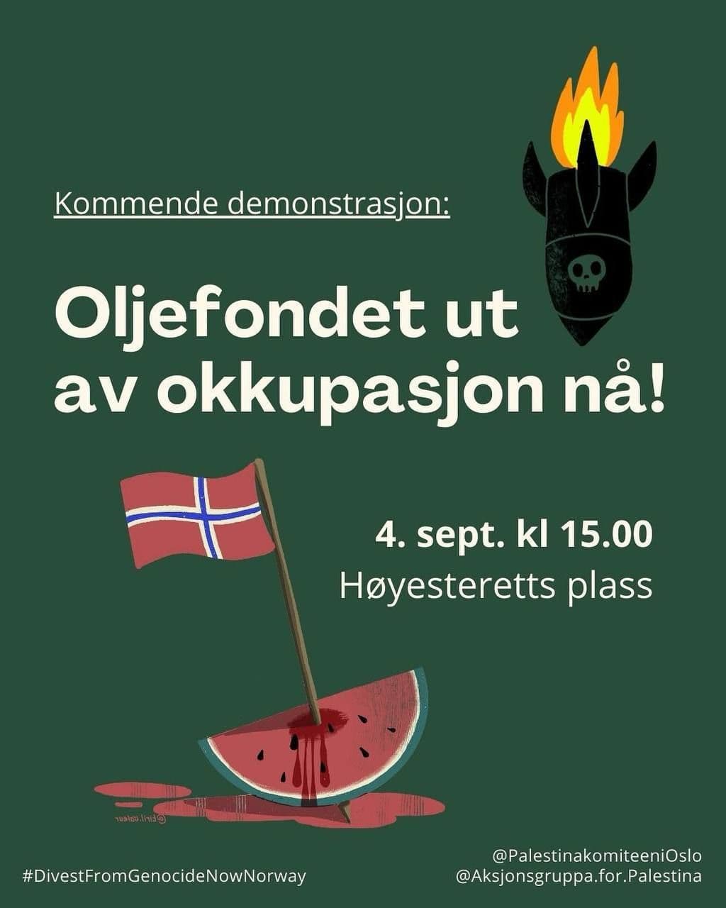 Oljefondet ut av okkupasjon nà!