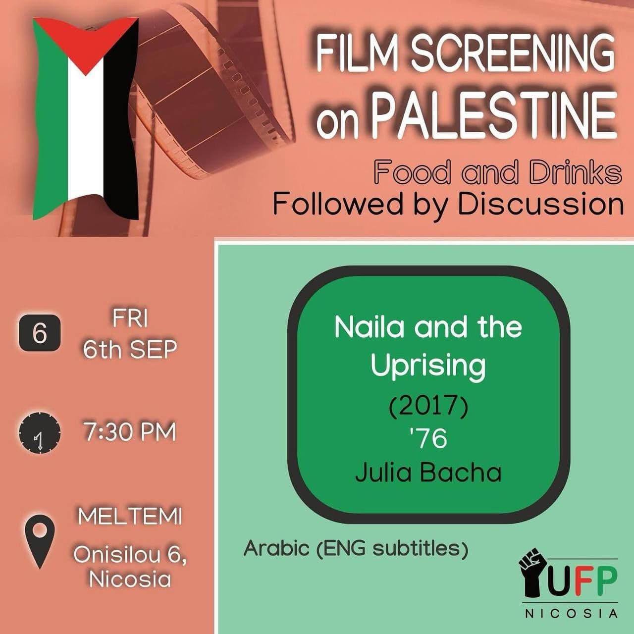 FILM SCREENING on PALESTINE