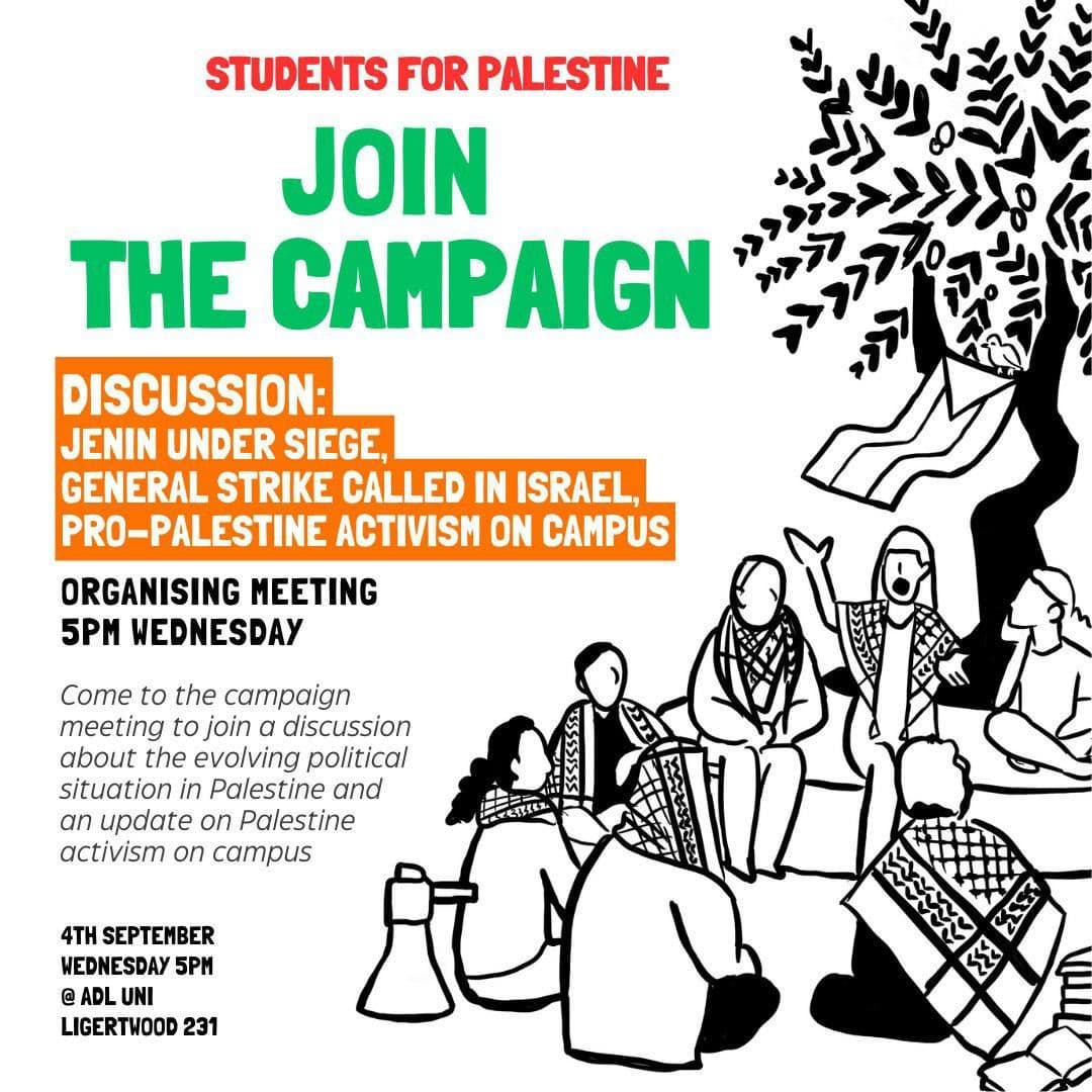 STUDENTS FOR PALESTINE JOIN THE CAMPAIGN