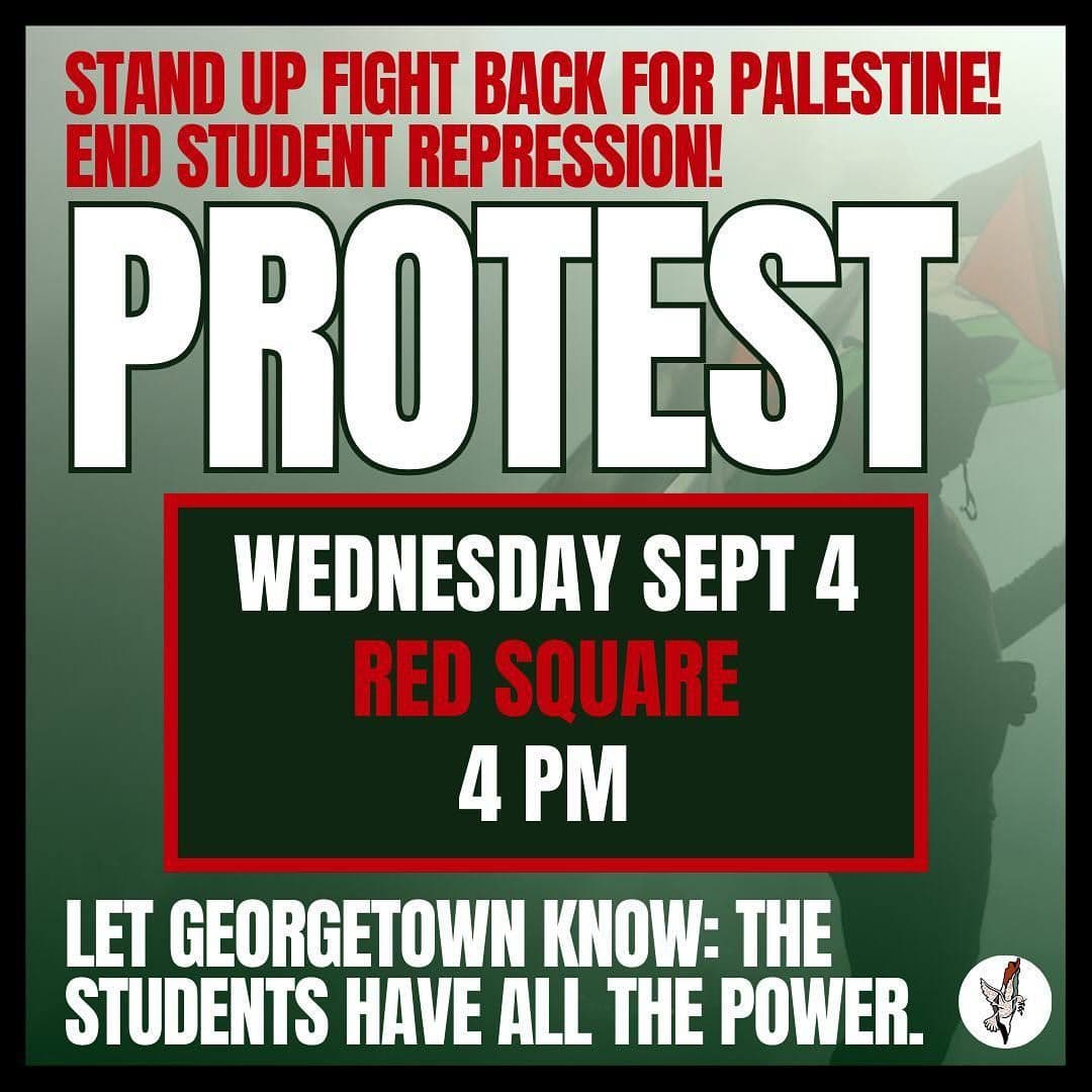 STAND UP FIGHT BACK FOR PALESTINE! END STUDENT REPRESSION!