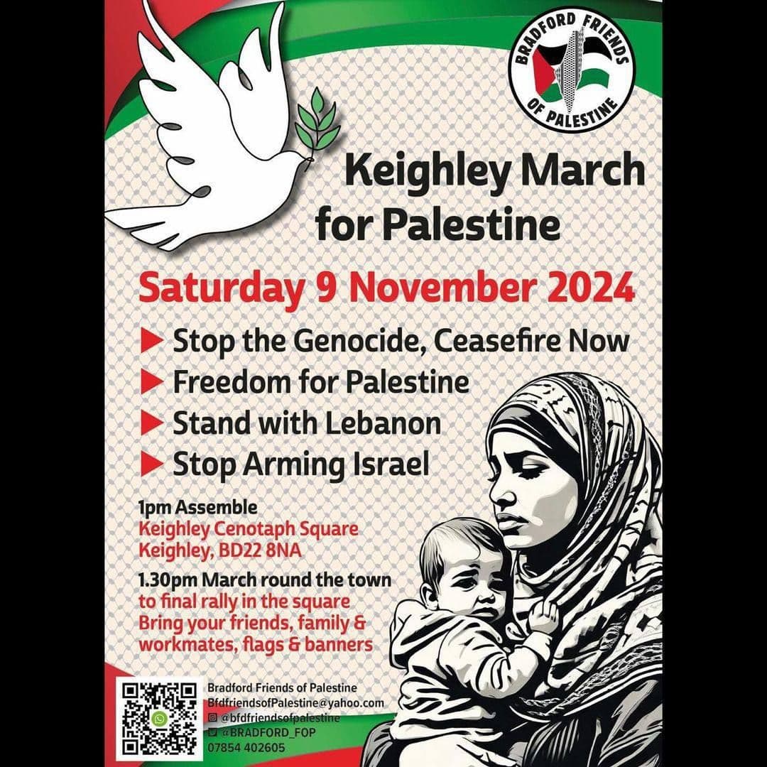 Keighley March for Palestine