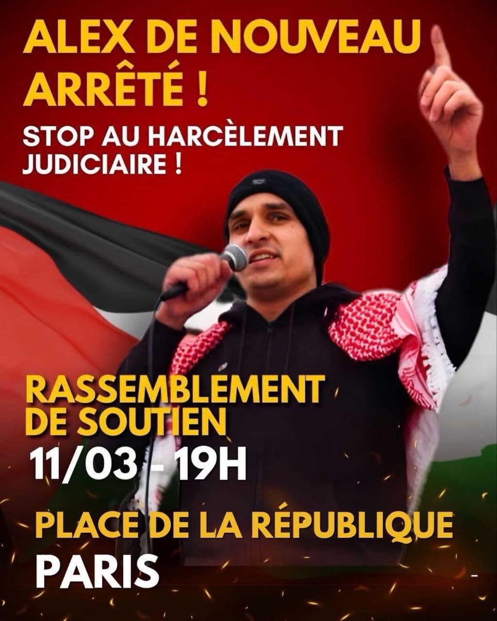 ALEX DE NOUVEAU ARRÊTÉ !