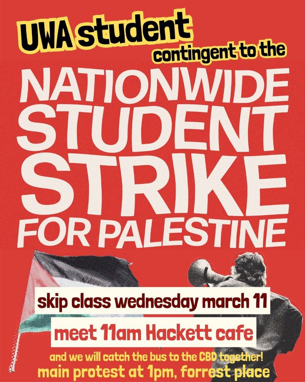 NATIONWIDE STUDENT SRKE FOR PALESTINE