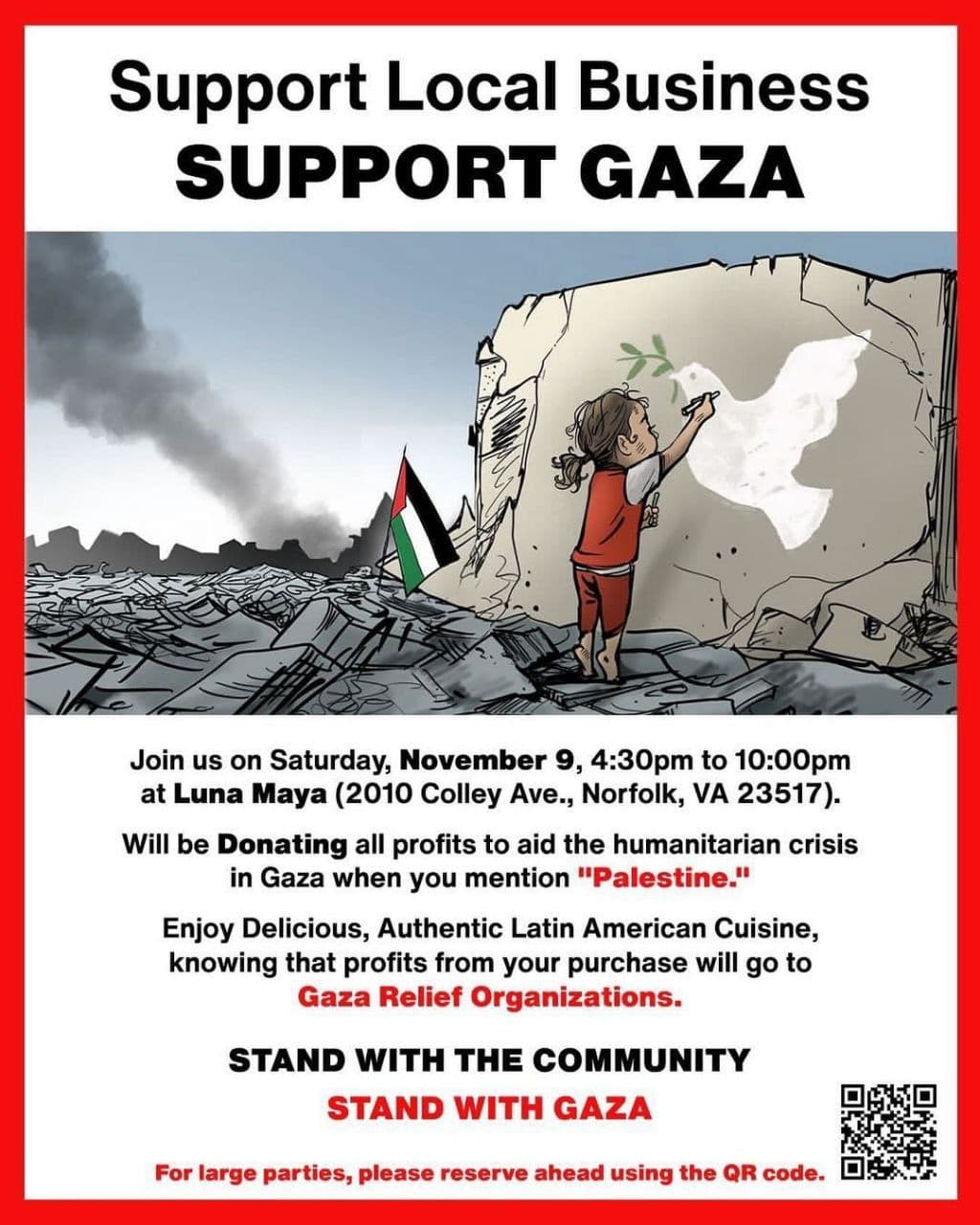 Support Local Business SUPPORT GAZA