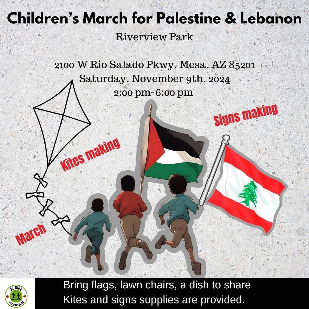 Children's March for Palestine & Lebanon