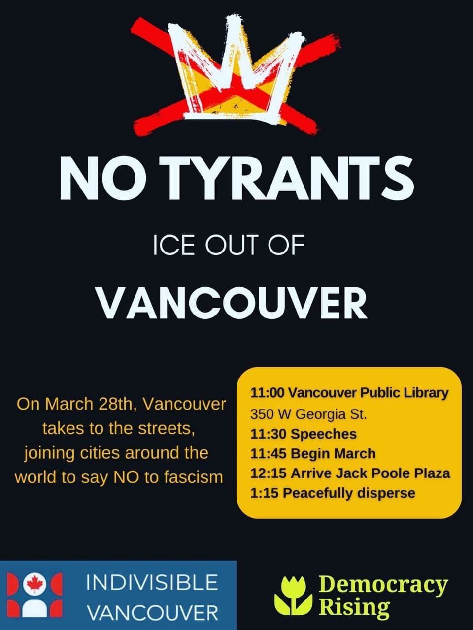 ICE OUT OF VANCOUVER