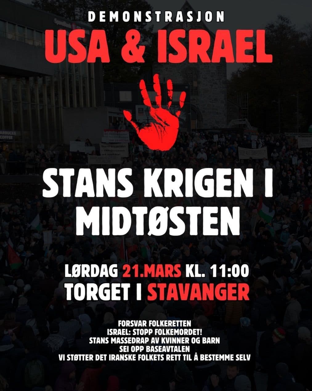 USA & ISRAEL STANS KRIGEN I MIDTOSTEN