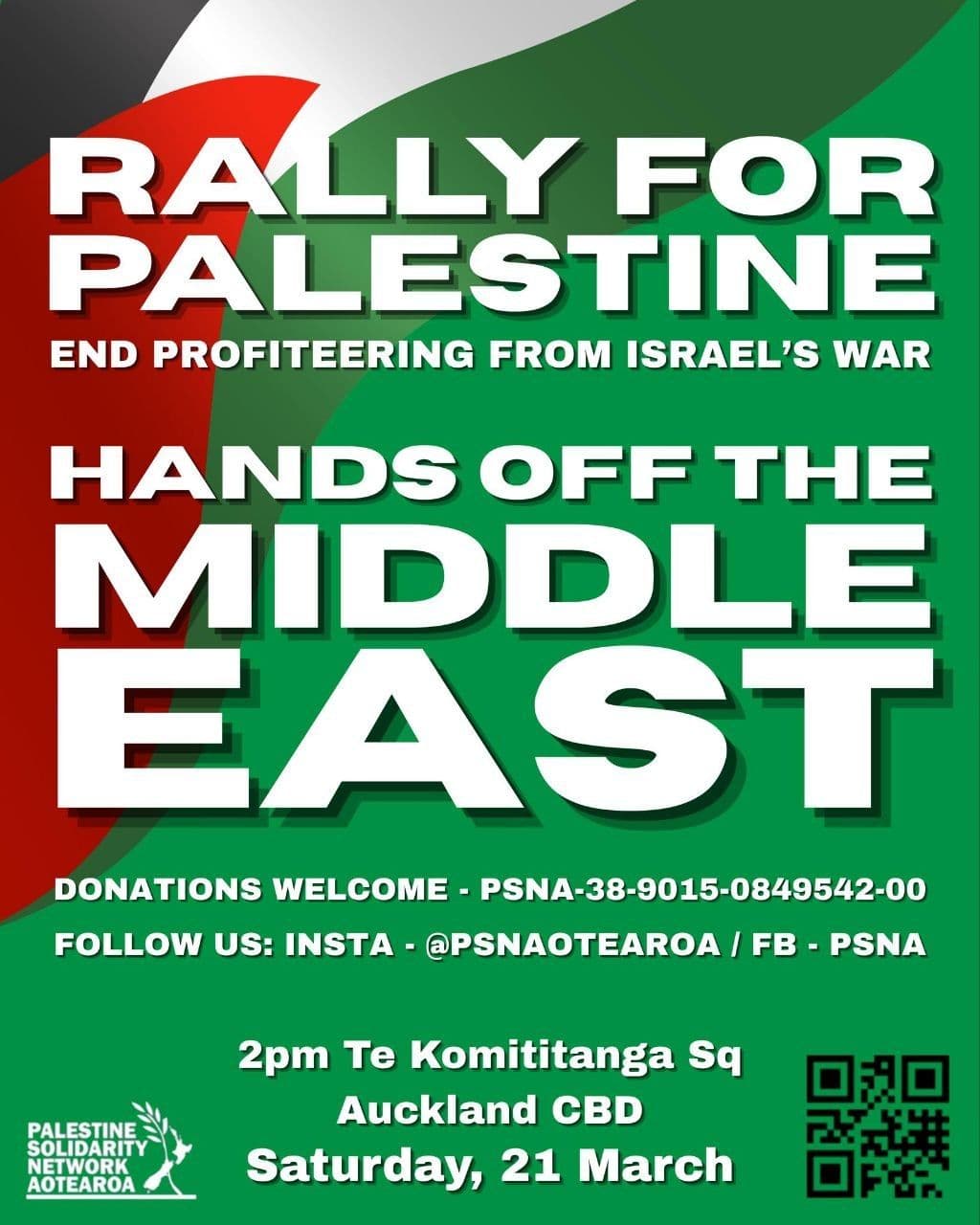 RALLY FOR PALESTINE