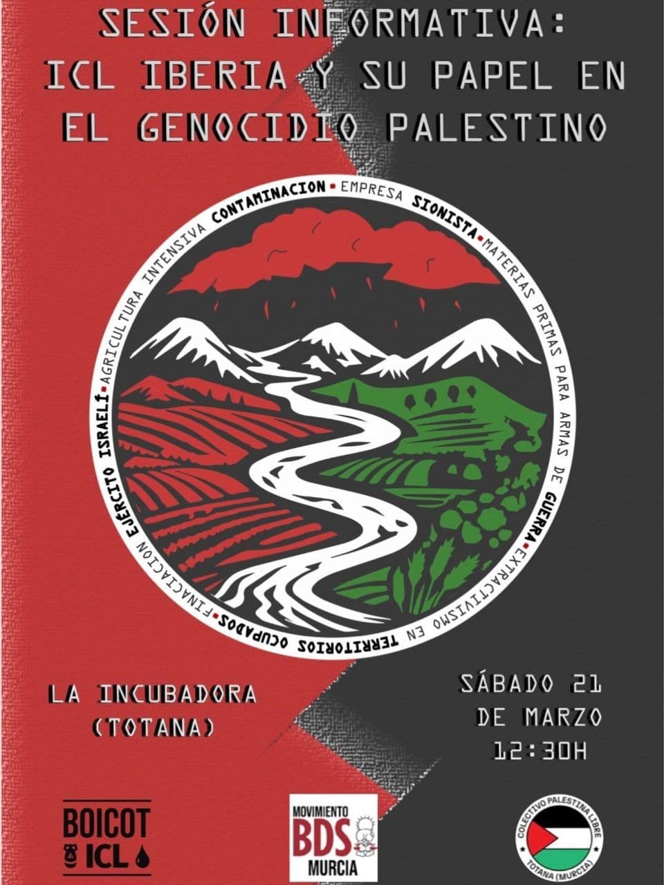 JORNADA INFORMATIVA: ICL Iberia y su papel en el genocidio palestino