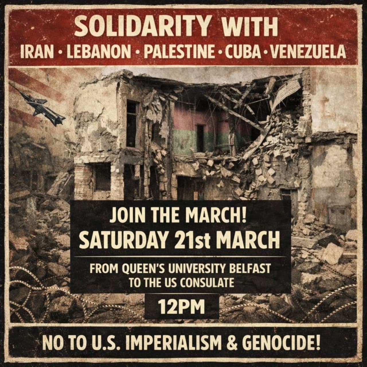 SOLIDARITY WITH IRAN • LEBANON • PALESTINE • CUBA • VENEZUELA