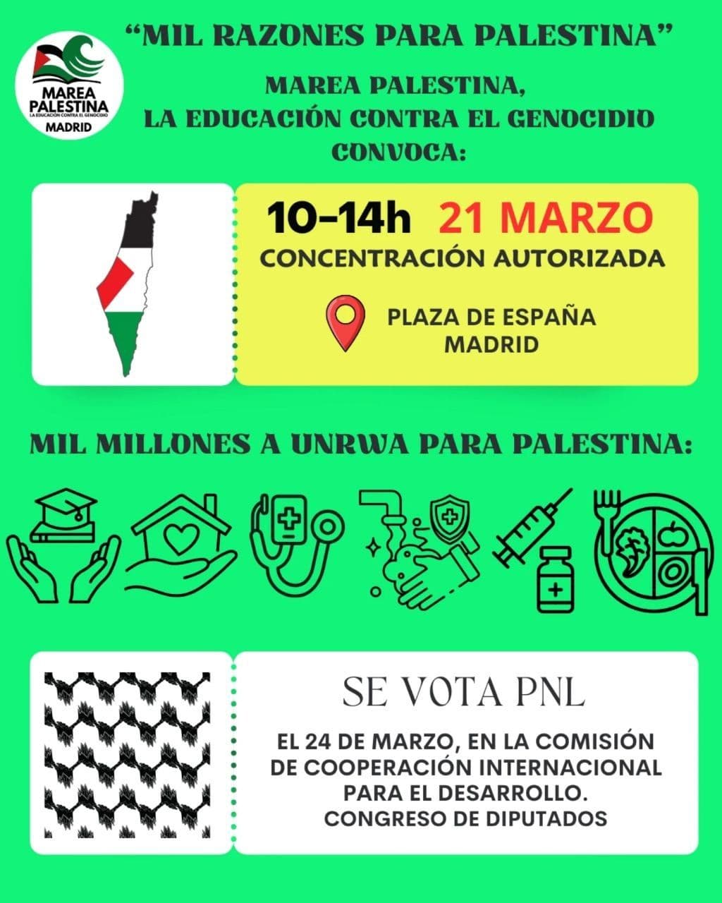 "MIL RAZONES PARA PALESTINA"