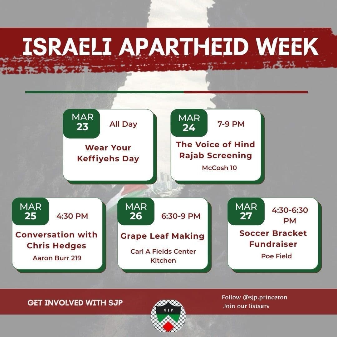 ISRAELI APARTHEID WEEK / 26 March 