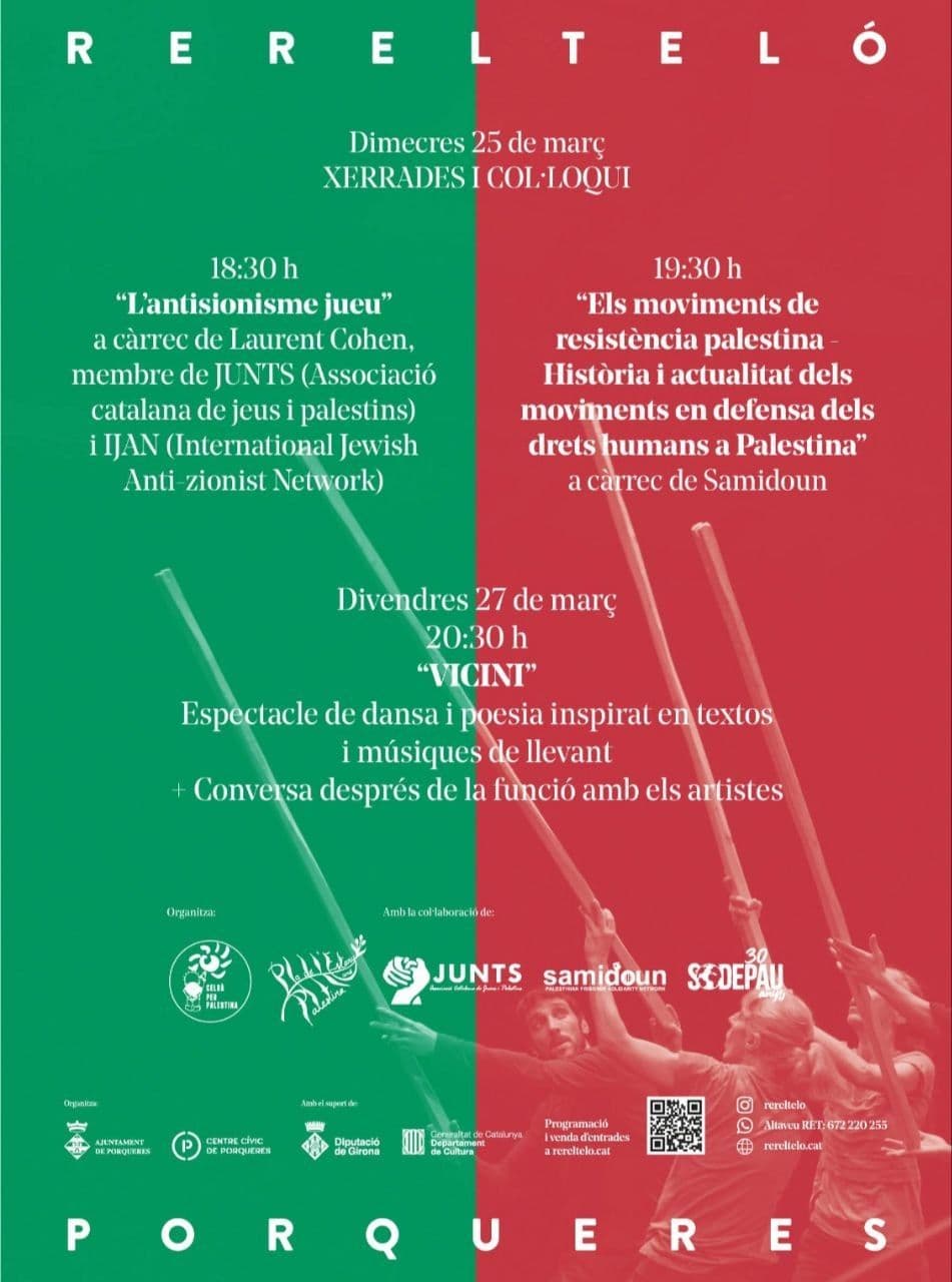 Compartim les activitats de la pròxima setmana al Centre Cívic de Porqueres,