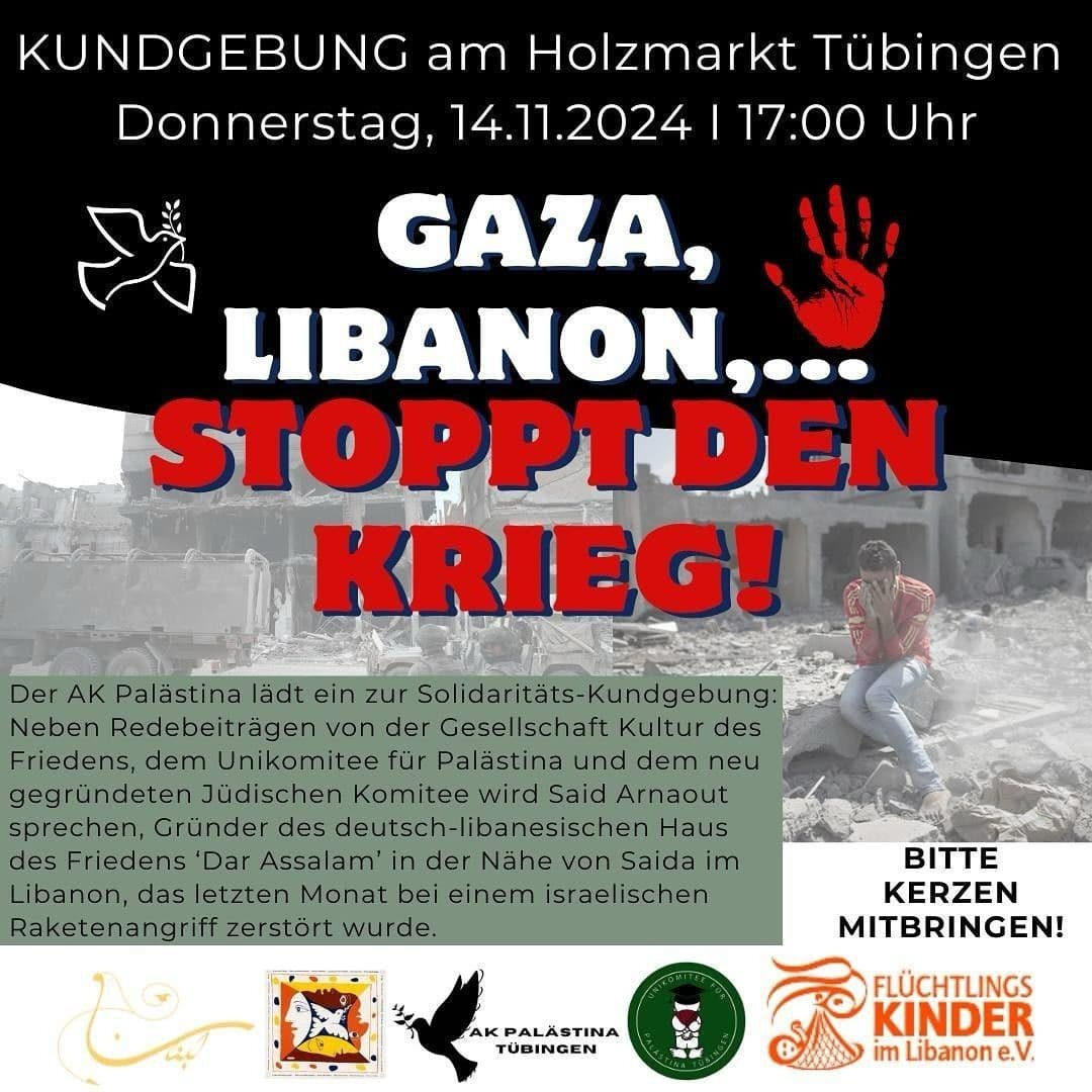GAZA, LIBANON,.. STOPPT DEN KRIEG!