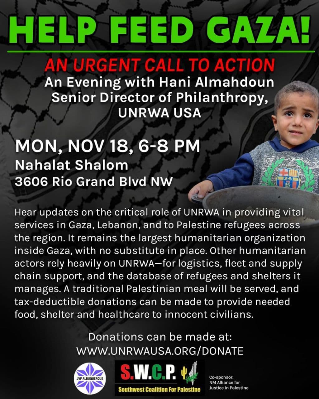 HELP FEED GAZA!