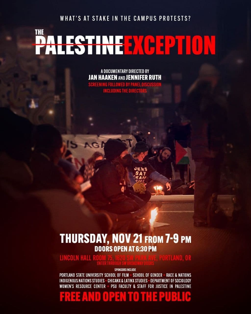 THE PALESTINE EXCEPTION