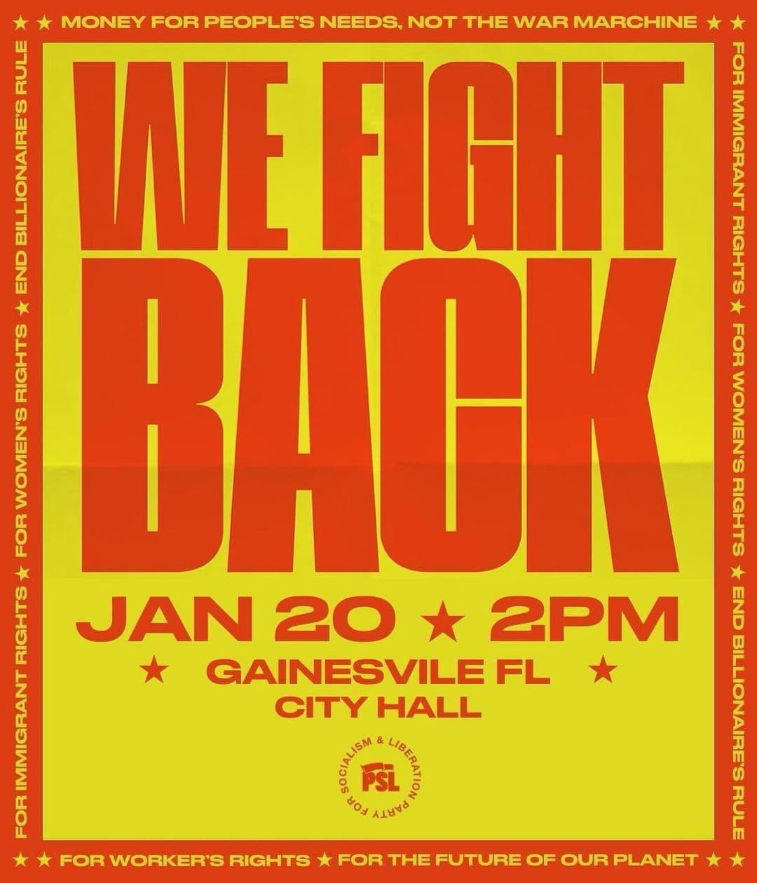 WE FIGHT BACK (Gainesville)