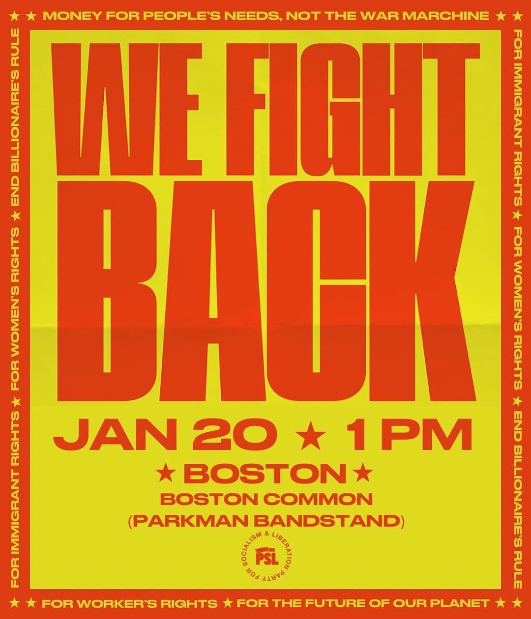 WE FIGHT BACK (Boston)