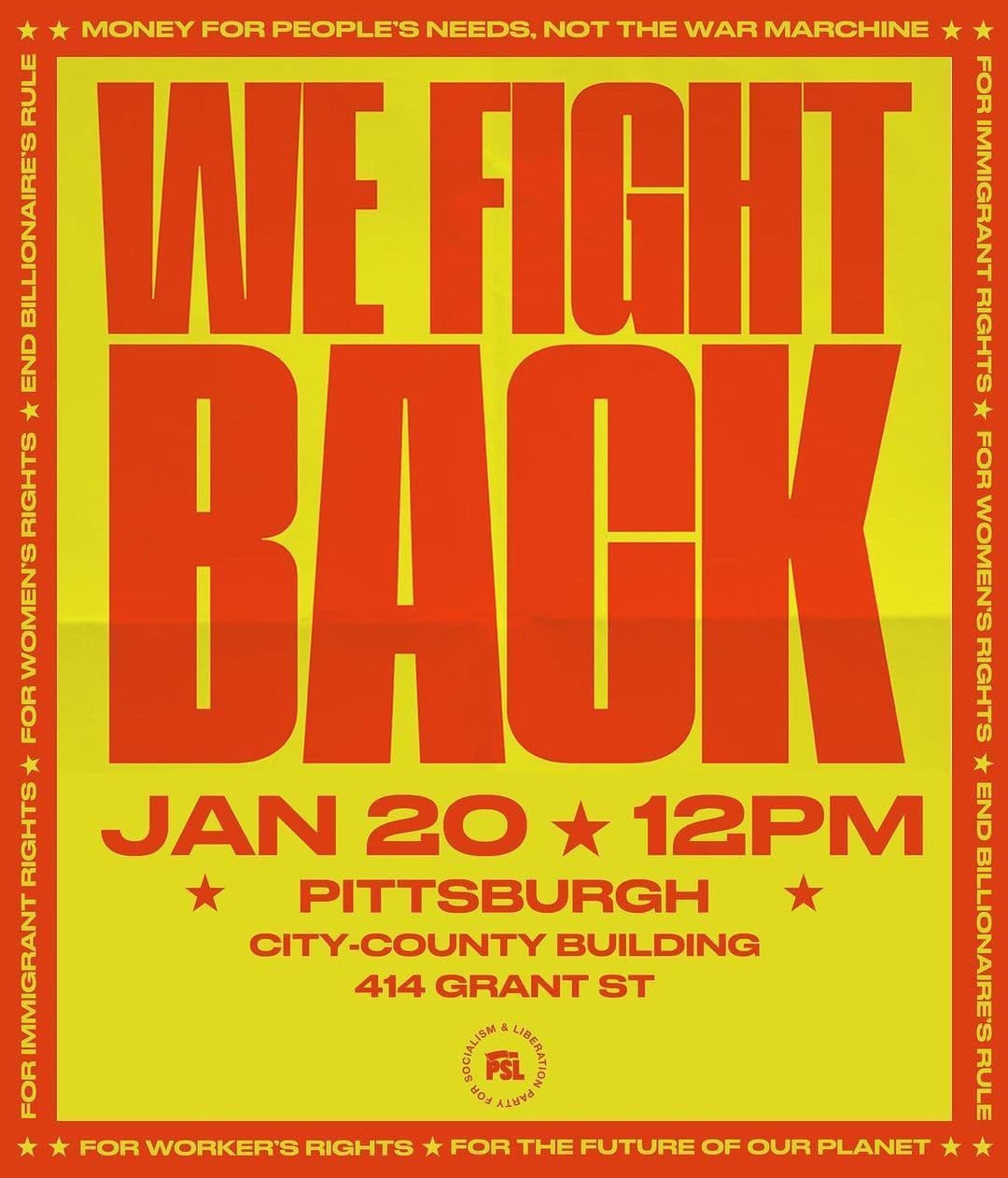 WE FIGHT BACK (Pittsburgh)
