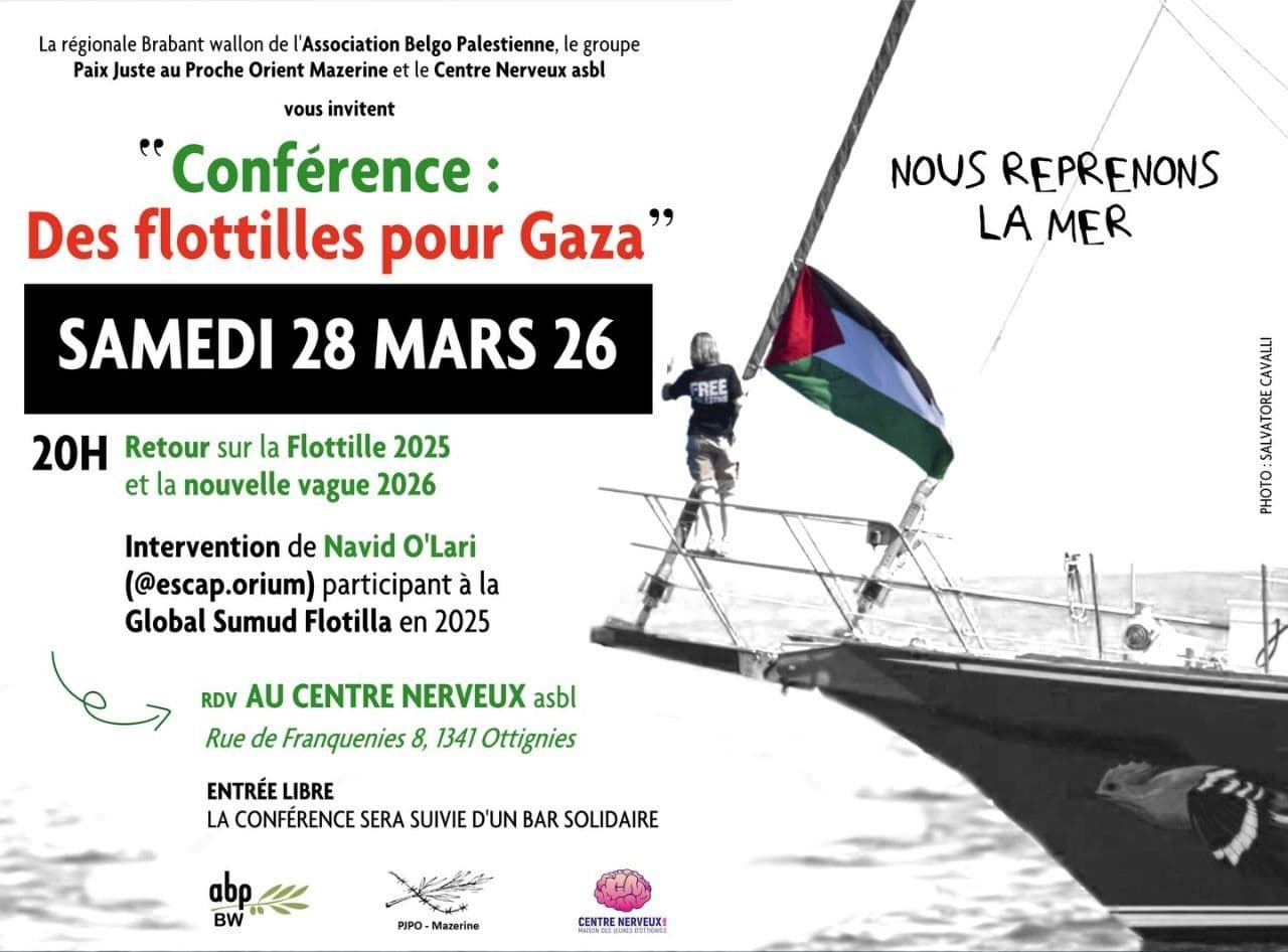 "Conférence : Des flottilles pour Gaza"