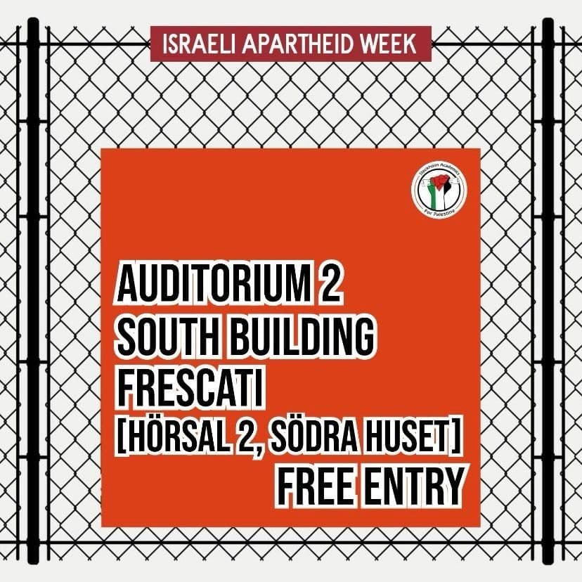 ISRAELI APARTHEID WEEK
