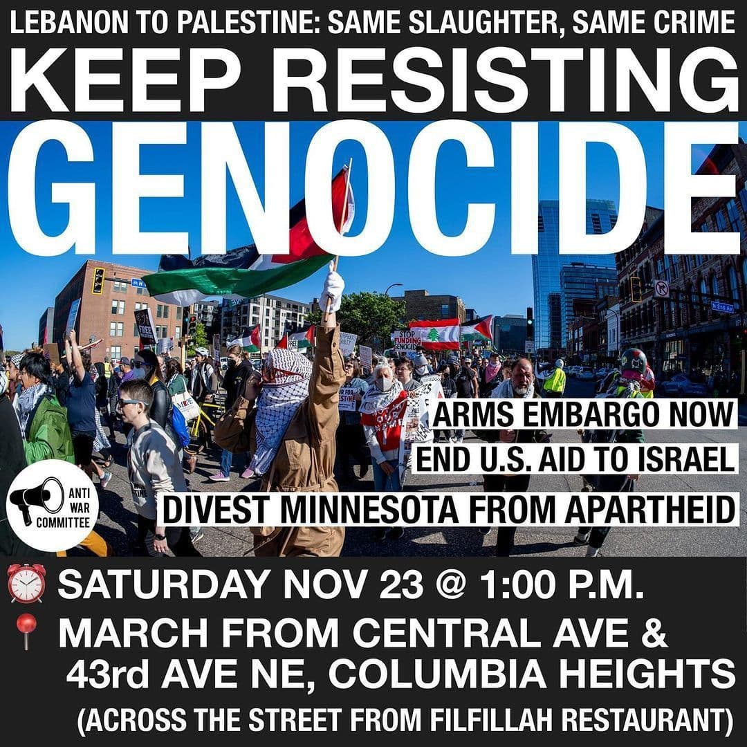 KEEP RESISTING GENOCIDE