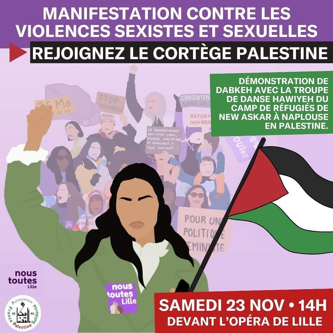 REJOIGNEZ LE CORTÈGE PALESTINE