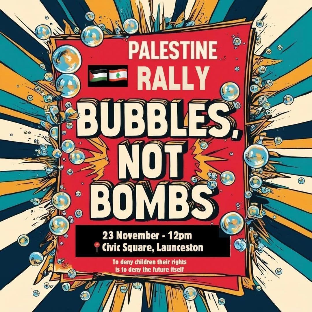 BUBBLES NOT BOMBS
