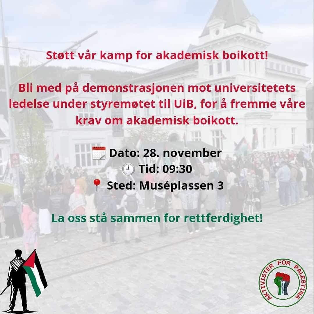Stett var kamp for akademisk boikott!