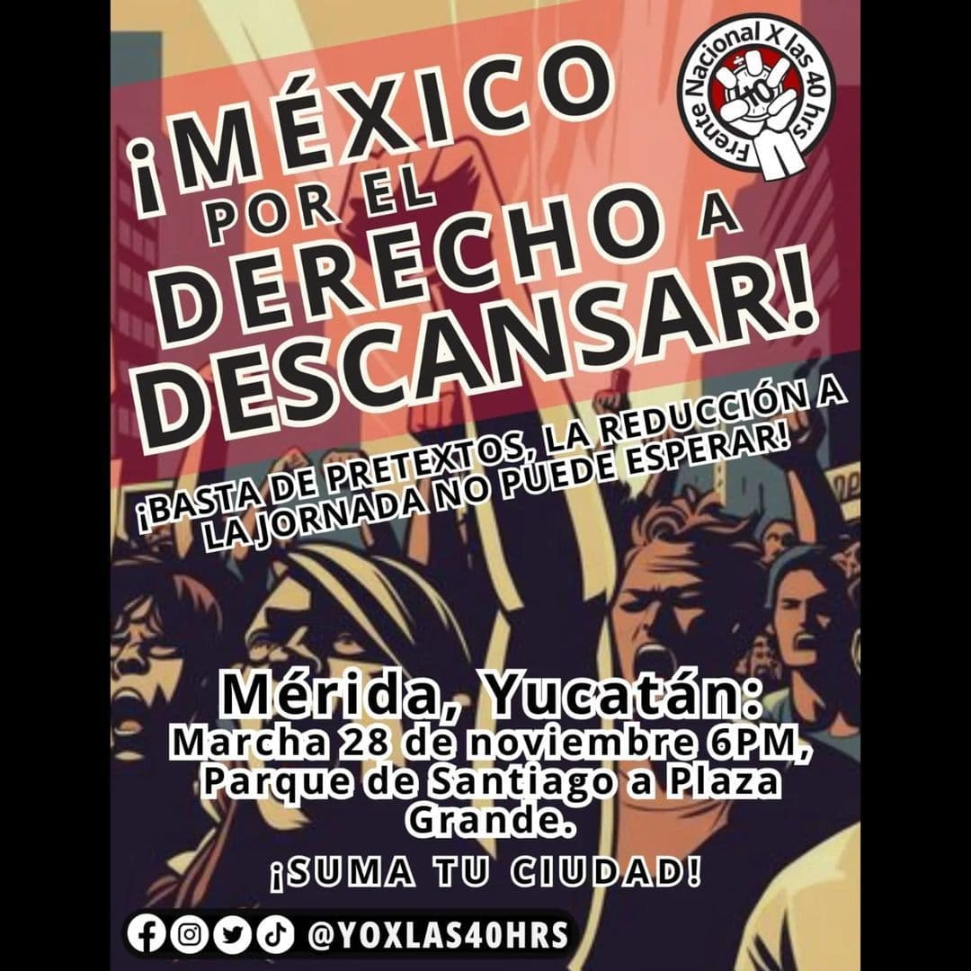 iMEXICO POR EL DERECHO A DESCANSAR!