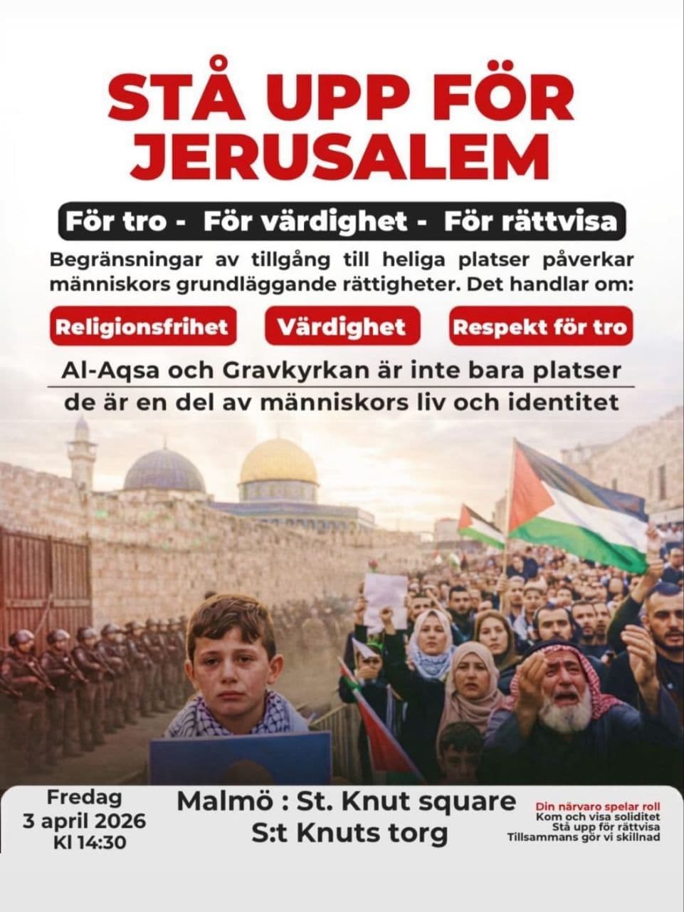 STÀ UPP FÖR JERUSALEM