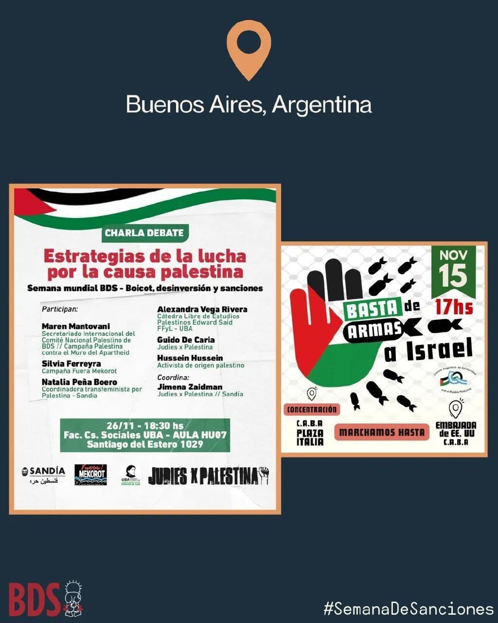 Estrategias de la lucha por la causa palestina