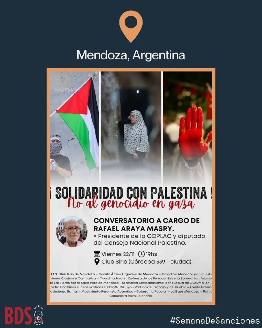 i SOLDARIDAD CON  PALESTINA!