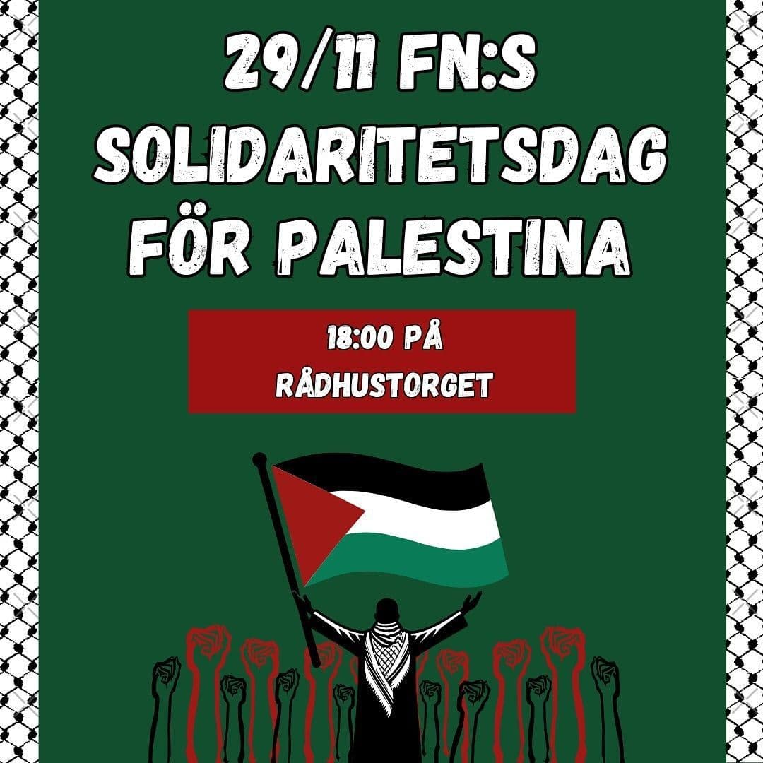 SOLIDARITETSDAG FÖR PALESTINA