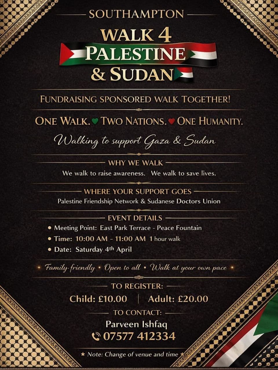 WALK 4 PALESTINE & SUDAN