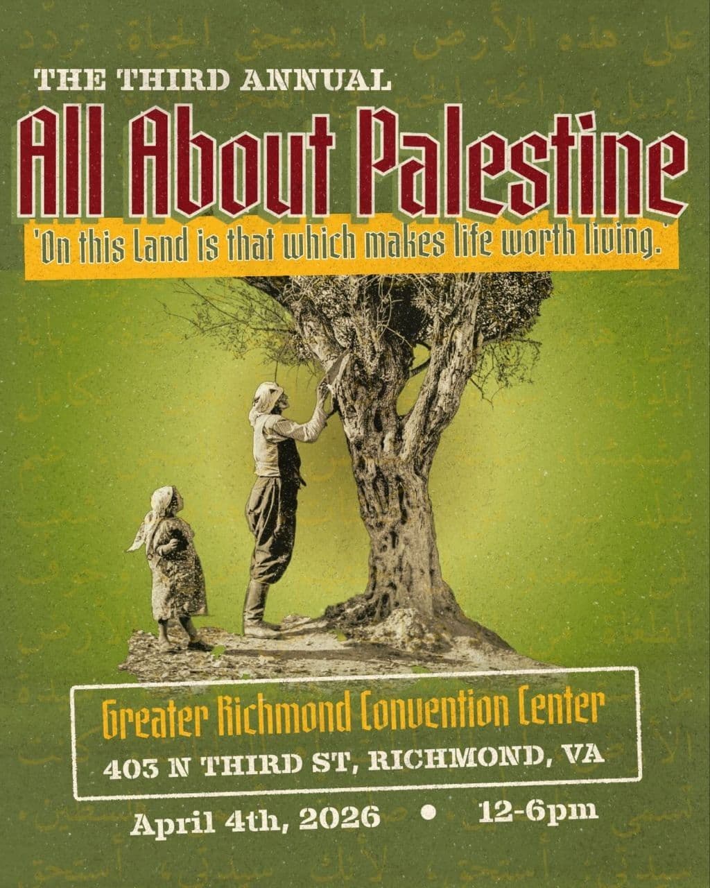 THE THIRD ANNUAL All About Palestine
