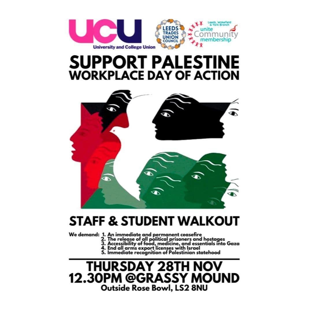 SUPPORT PALESTINE WORKPLACE DAY OF ACTION