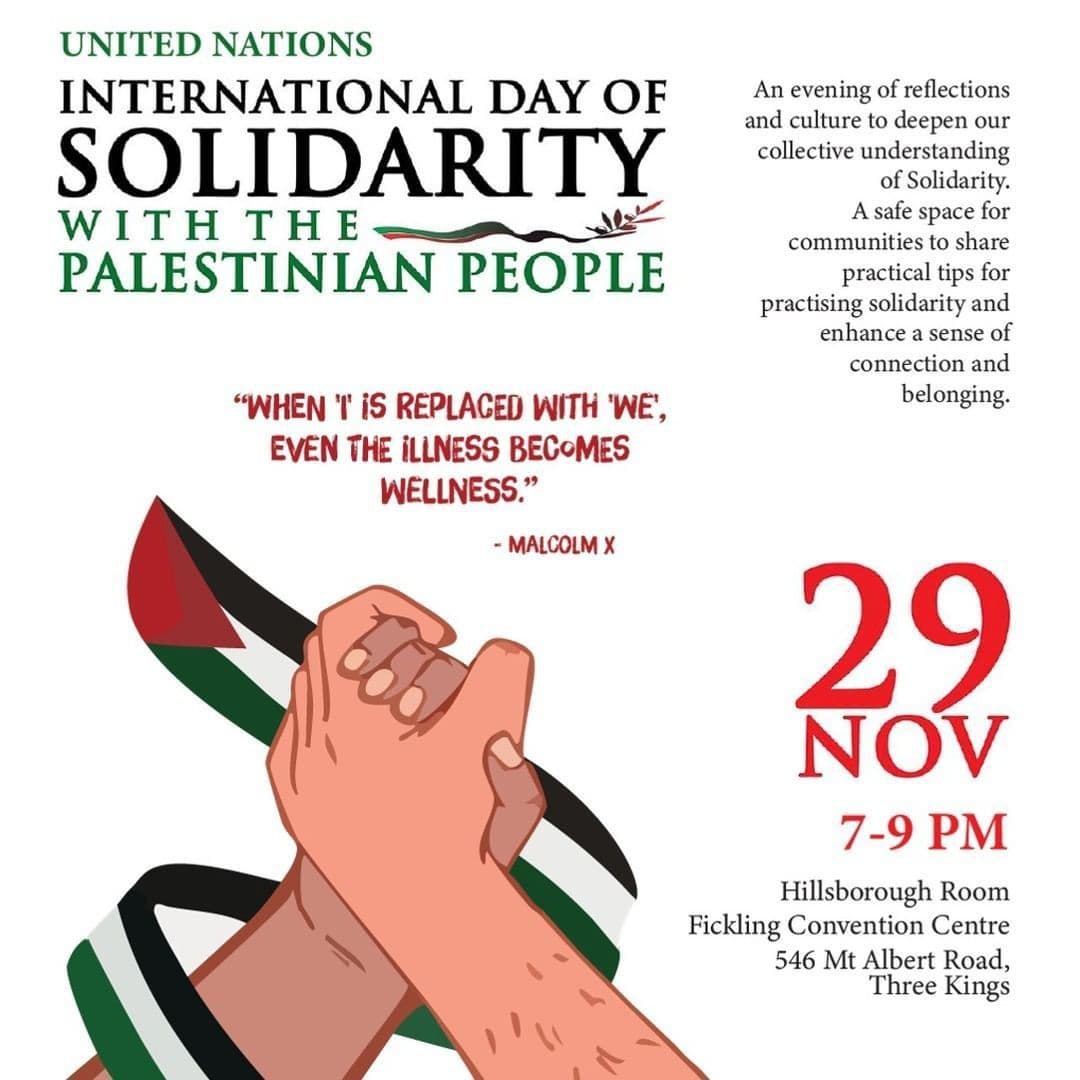 UNITED NATIONS INTERNATIONAL DAY OF SOLIDARITY WITH THE PALESTINIAN PEOPLE