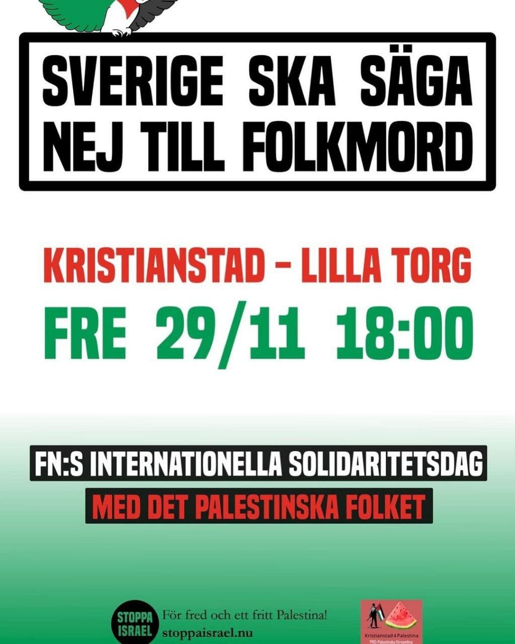 SVERIGE SKA SAGA NEJ TILL FOLKMORD