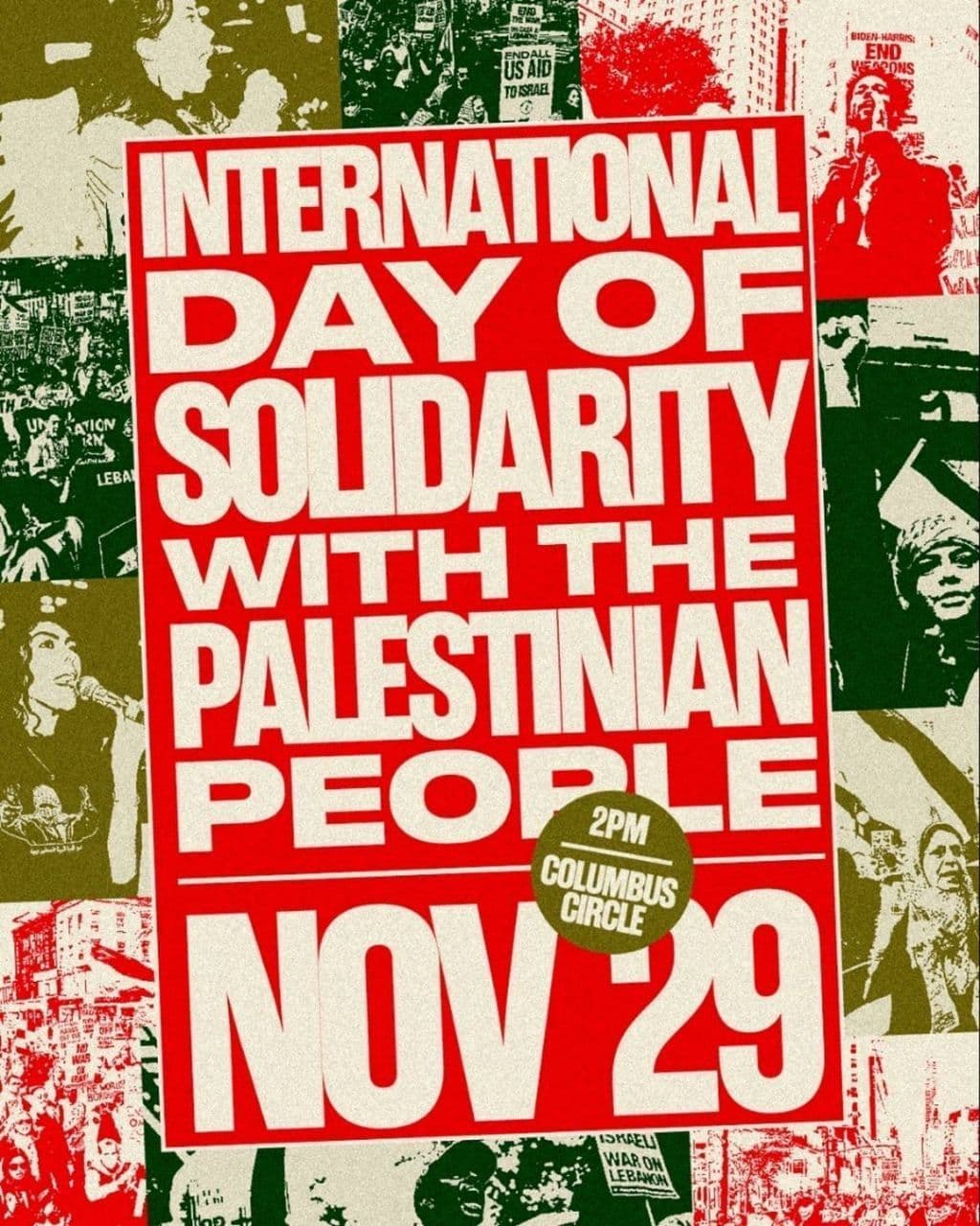INTERNATIONAL DAY OF SOL DARITY WITH THE PALESTINAN PEOPLE