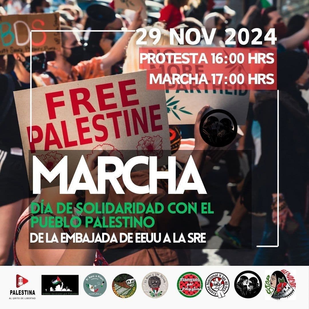 MARCHA DÍA DE SOLIDARIDAD CON EL PUEBLO PALESTINO