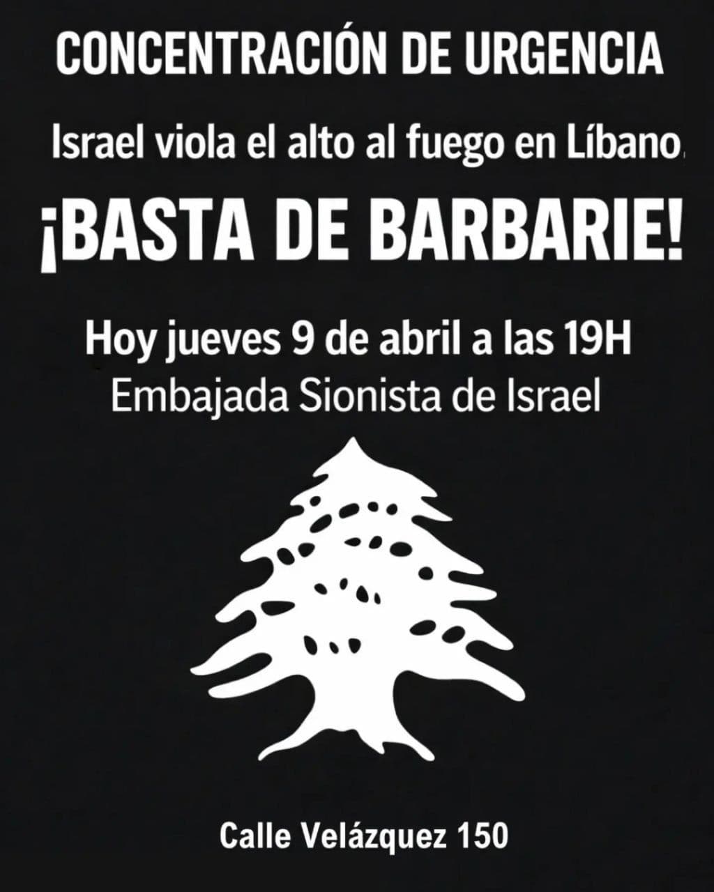 CONCENTRACIÓN DE URGENCIA
