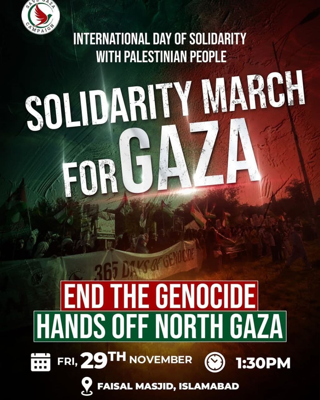 SOLIDARITY MARCH FOR GAZA