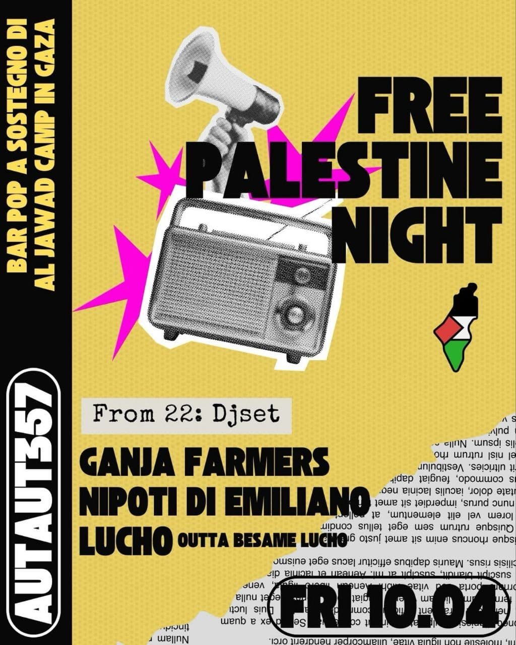 FREE PALESTINE NIGHT