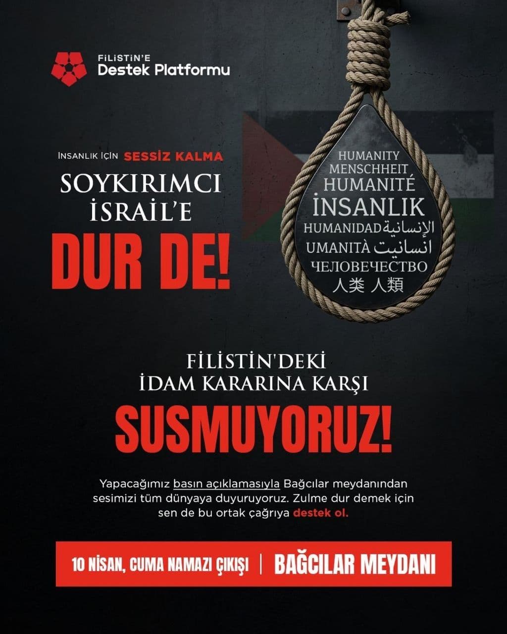 SOYKIRIMCI ISRAIL'E DUR DE!