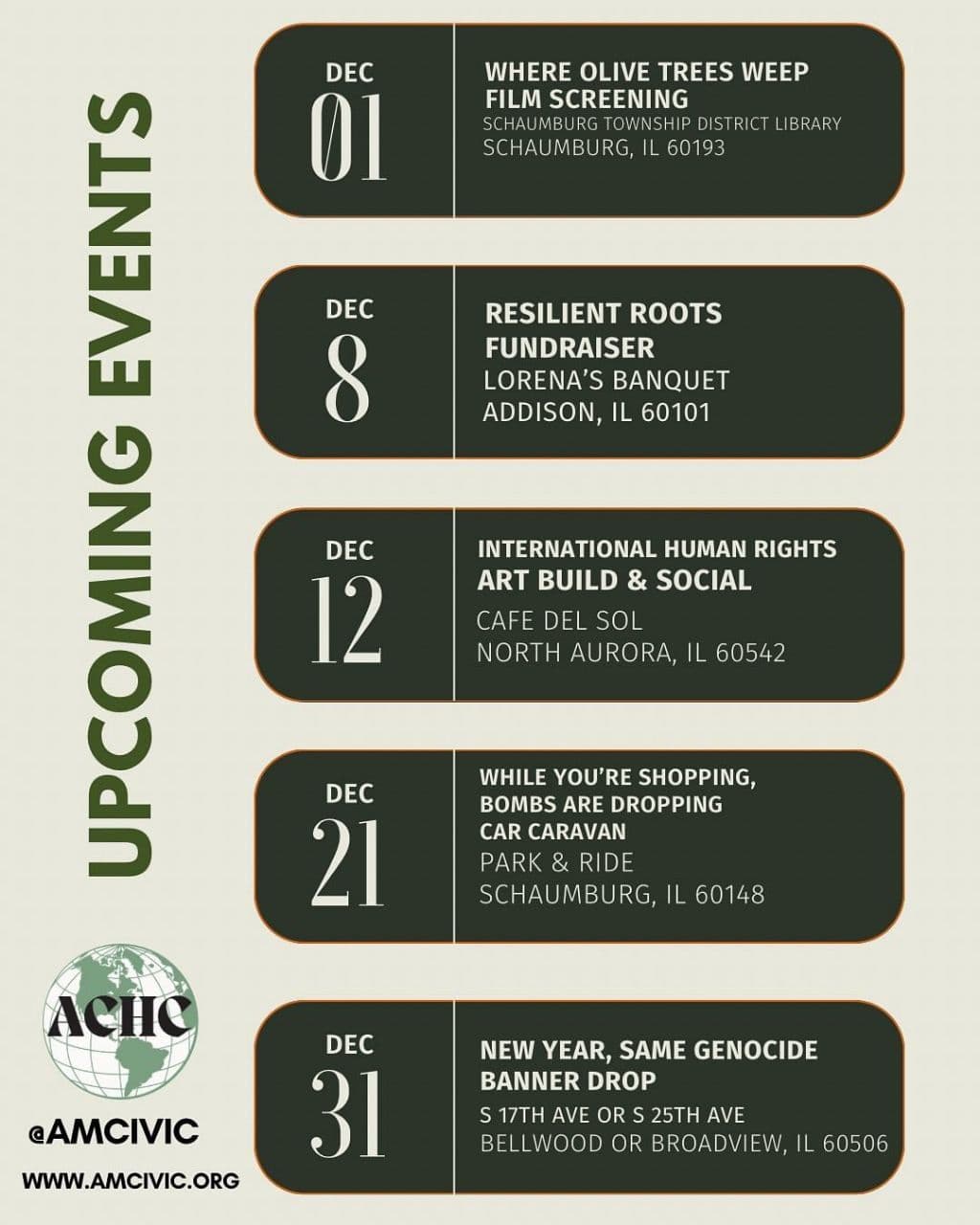 UPCOMING EVENTS (RESILIENT ROOTS FUNDRAISER)