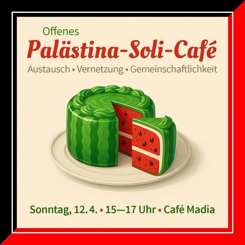 Offenes Palästina Soli Café