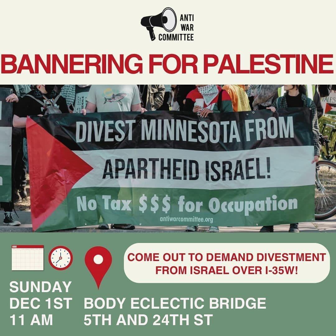 BANNERING FOR PALESTINE