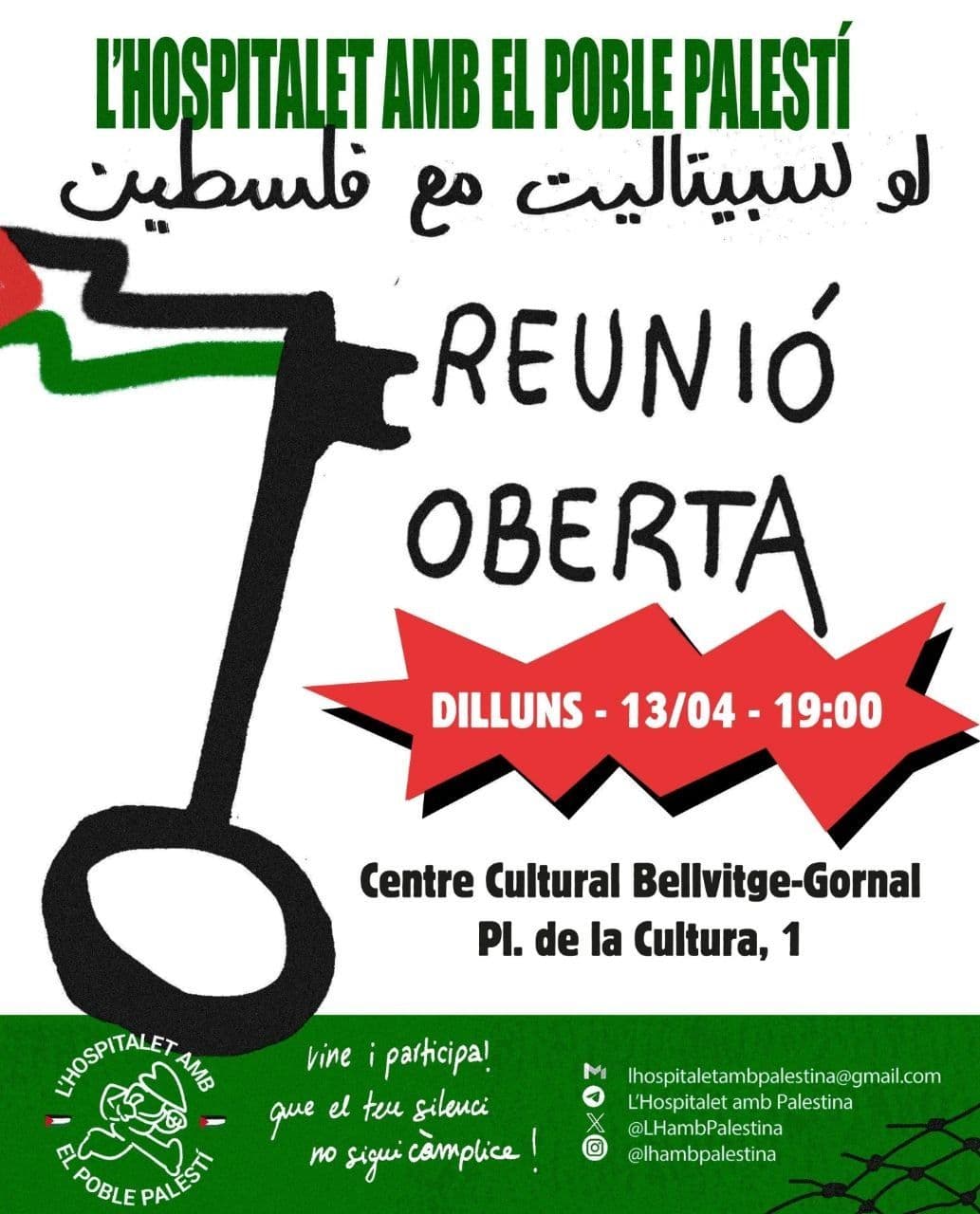 L’HOSPITALET AMB EL POBLE PALESTI